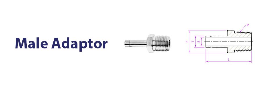 Stainless Steel Male Adaptor Manufacturer in India